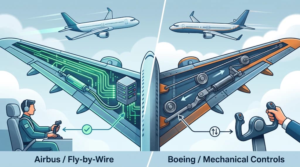 Fly-by-Wire vs. Steuerhorn: Airbus und Boeing im Cockpit-Vergleich