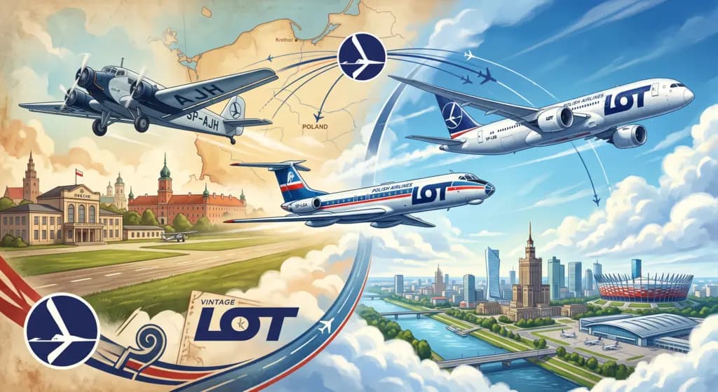 Geschichte von PLL LOT: Von den pionierhaften 1920ern bis zur Dreamliner-Ära
