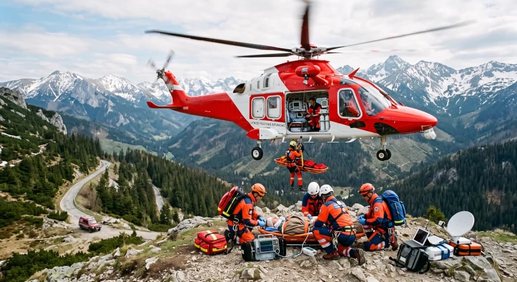Air Ambulances: Logistics and Technology in MEDEVAC Medical Flights