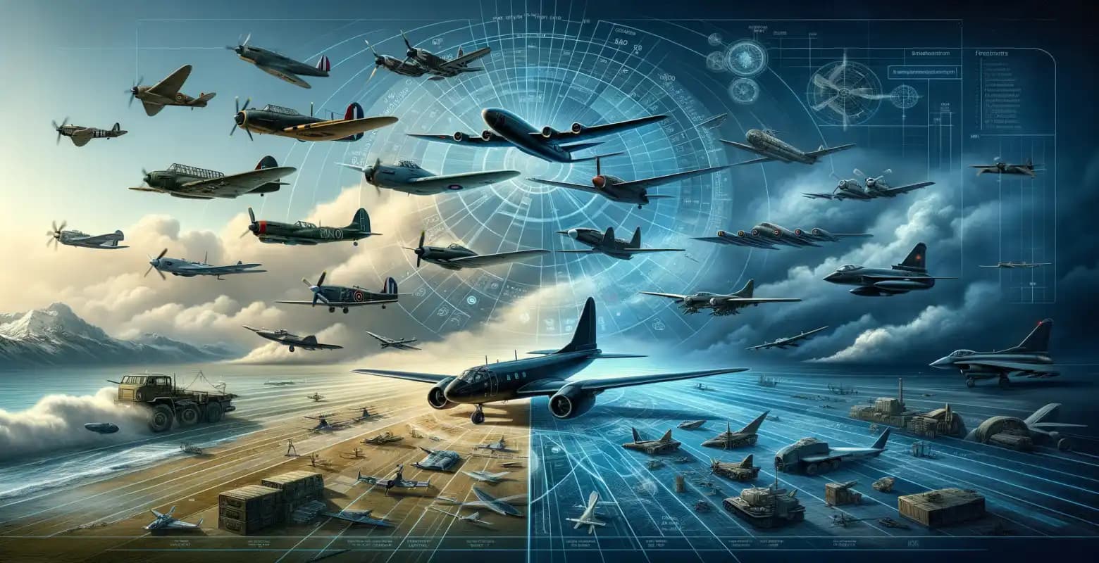 Wie der Zweite Weltkrieg die Entwicklung der Luftfahrt beeinflusst hat?