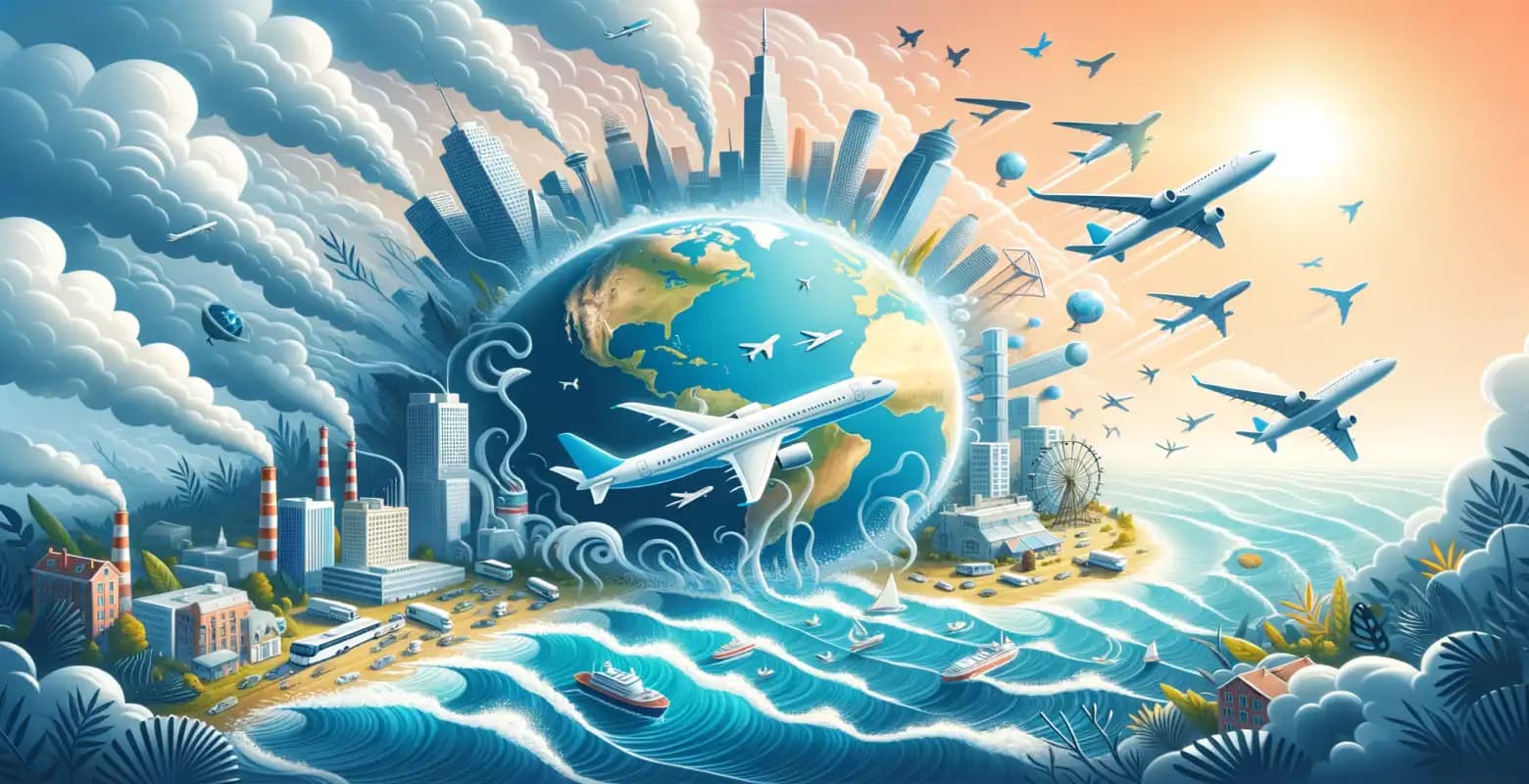 Jak kryzys klimatyczny wpłynął na strategie linii lotniczych?