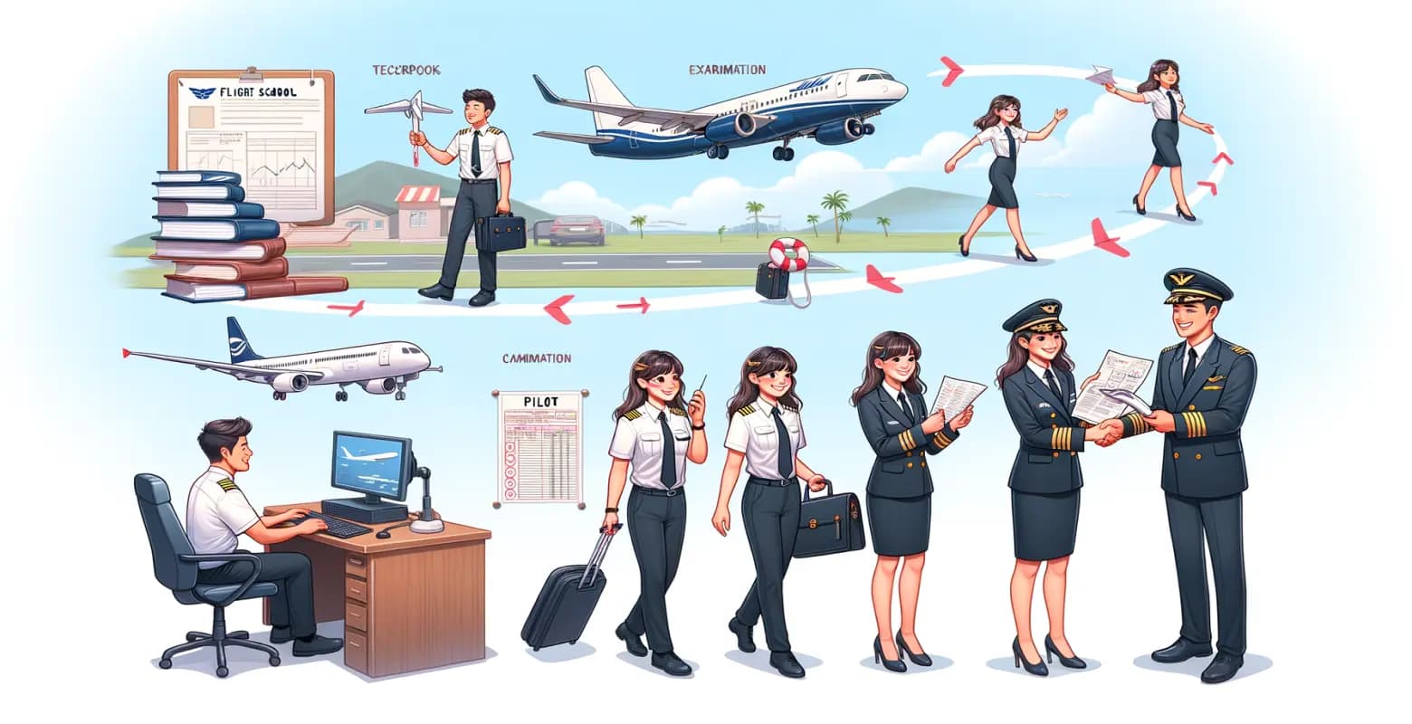 Comment se déroule la carrière de pilote ? Quelle est l'évolution professionnelle étape par étape ?