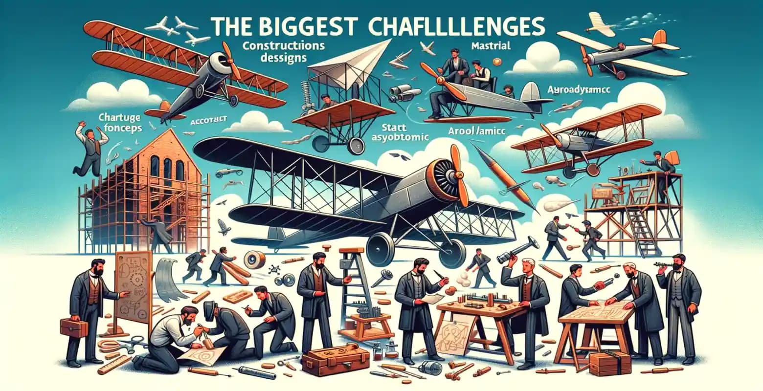 Quels ont été les plus grands défis auxquels ont été confrontés les concepteurs des premiers avions ?
