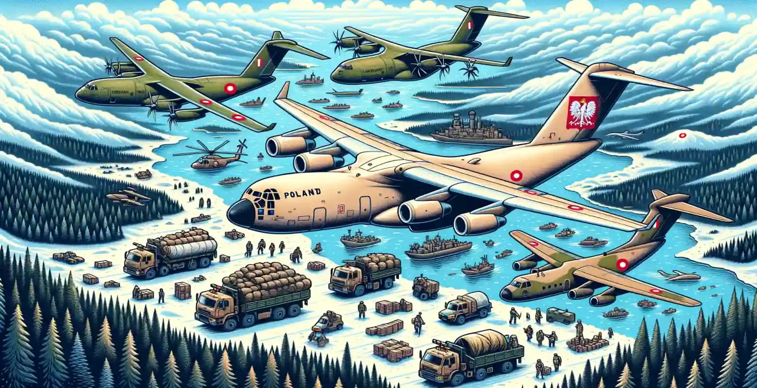 Quelles missions internationales l'aviation militaire polonaise réalise-t-elle ?