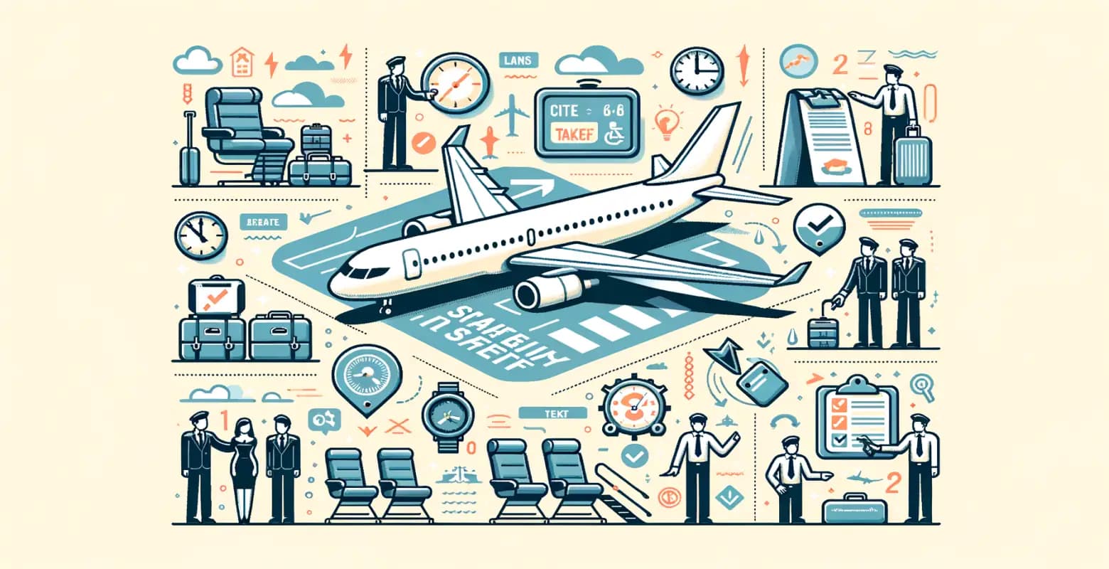 What are the most important steps before takeoff and landing to ensure safety?