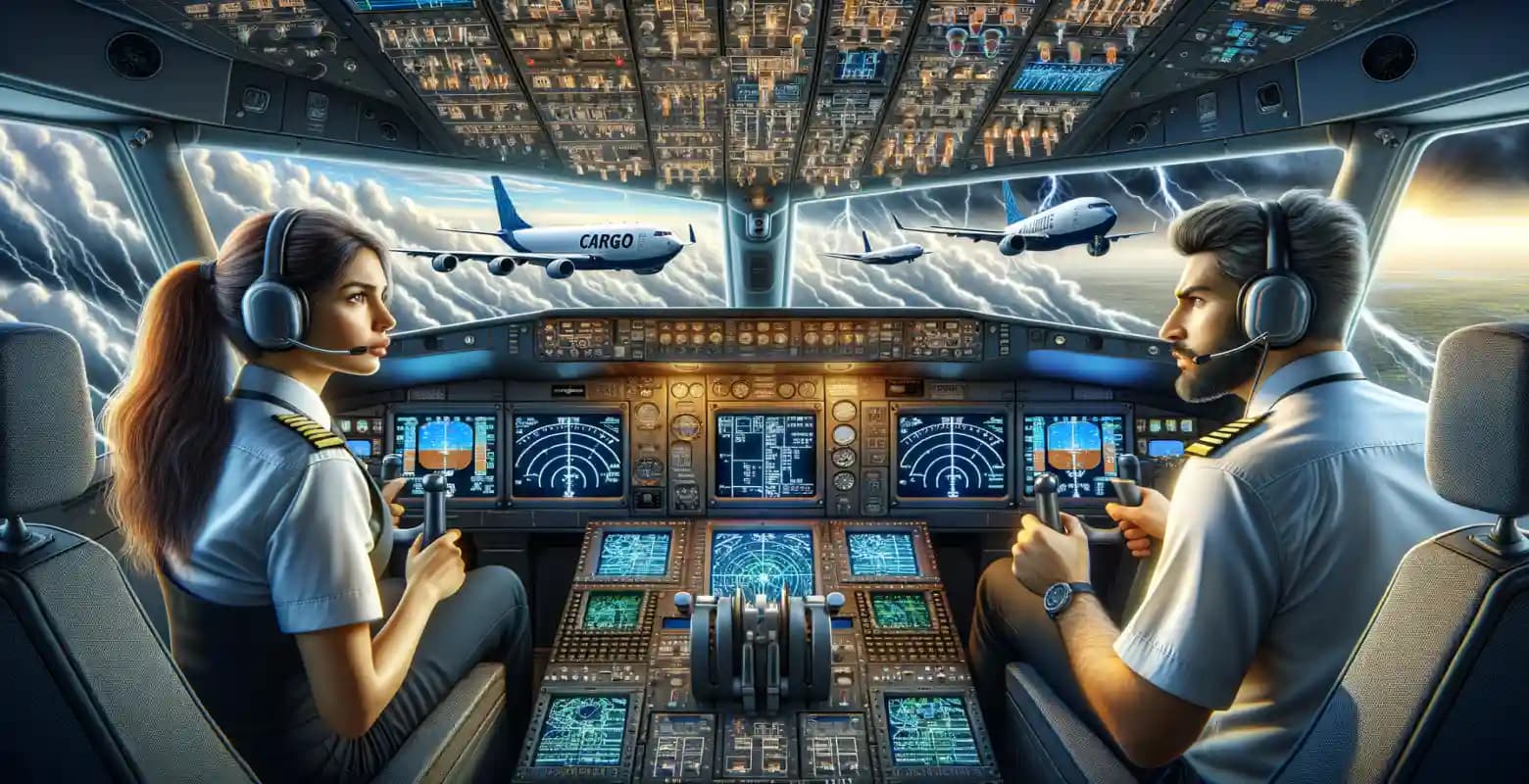 What are the biggest challenges in the work of a cargo pilot?