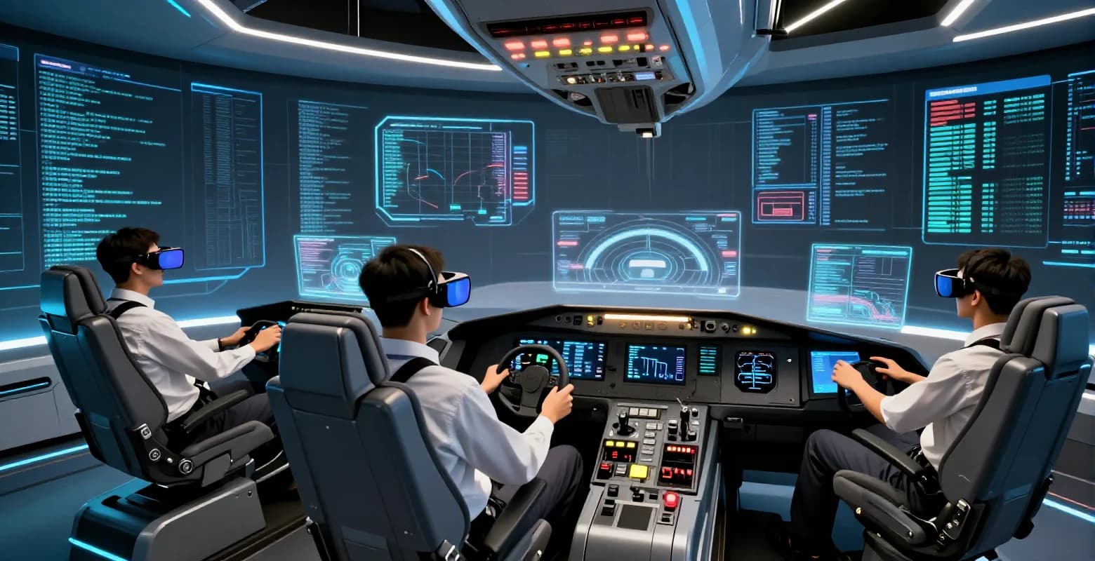 Les dernières tendances dans la formation des pilotes : Les simulateurs VR et l'IA révolutionnent le secteur