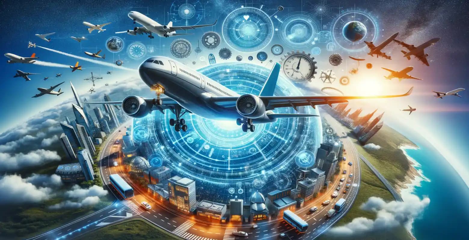 Overview of the most important technological changes in civil aviation