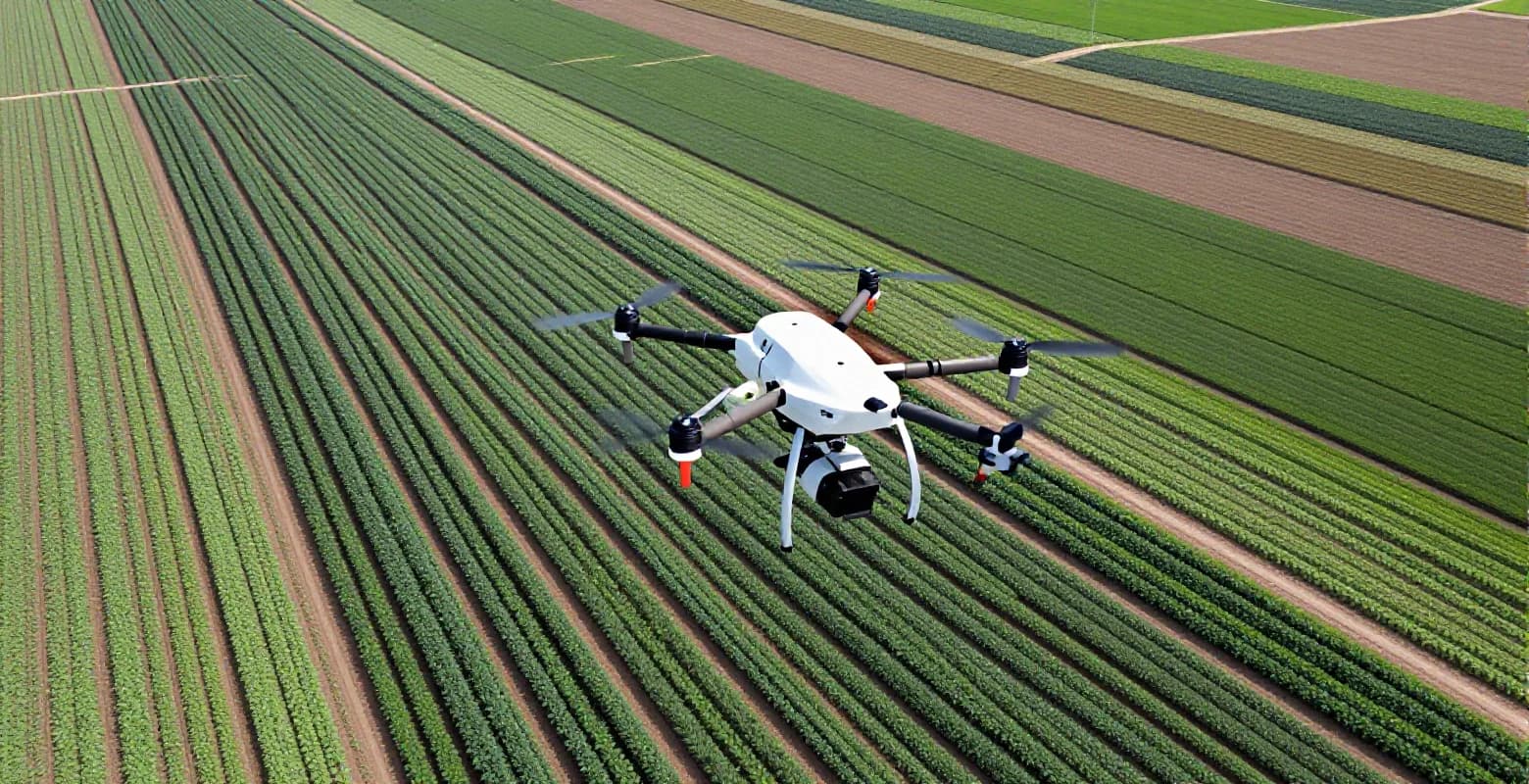 Die Zukunft von Drohnen in der Präzisionslandwirtschaft: Technologische Revolution auf den Äckern