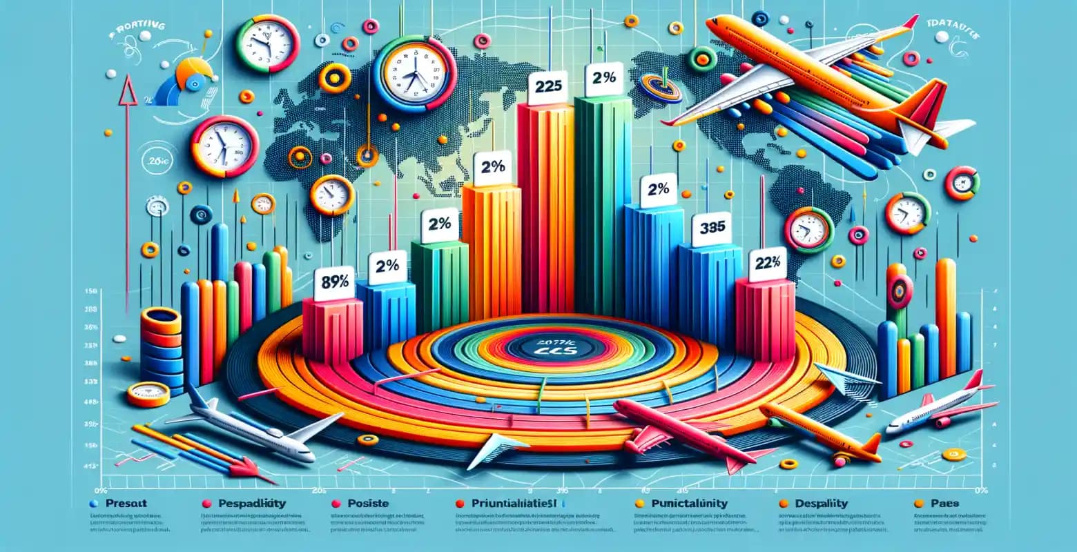 Classement des compagnies aériennes les plus ponctuelles en 2025