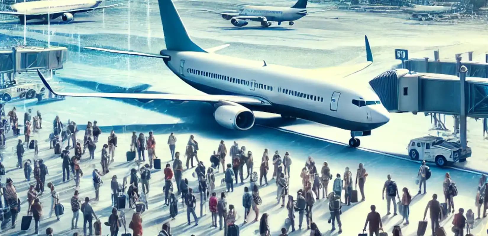 Passenger traffic in civil aviation exceeds pre-pandemic levels.