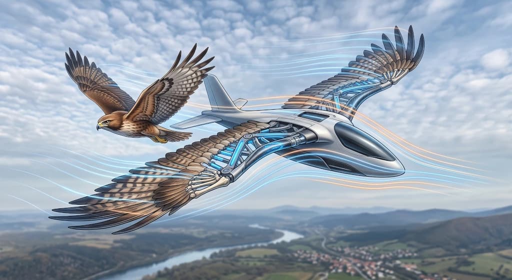Ailes à mémoire de forme et biomimétisme : L'aviation inspirée des oiseaux