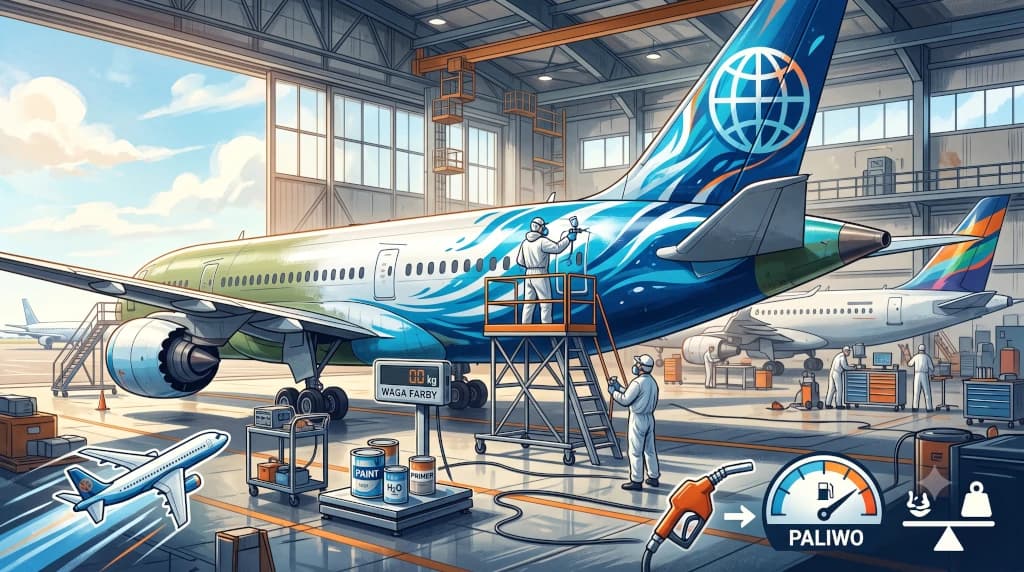 Flugzeuglackierung: Wie viel wiegt die Farbe und wie beeinflusst sie den Treibstoffverbrauch?