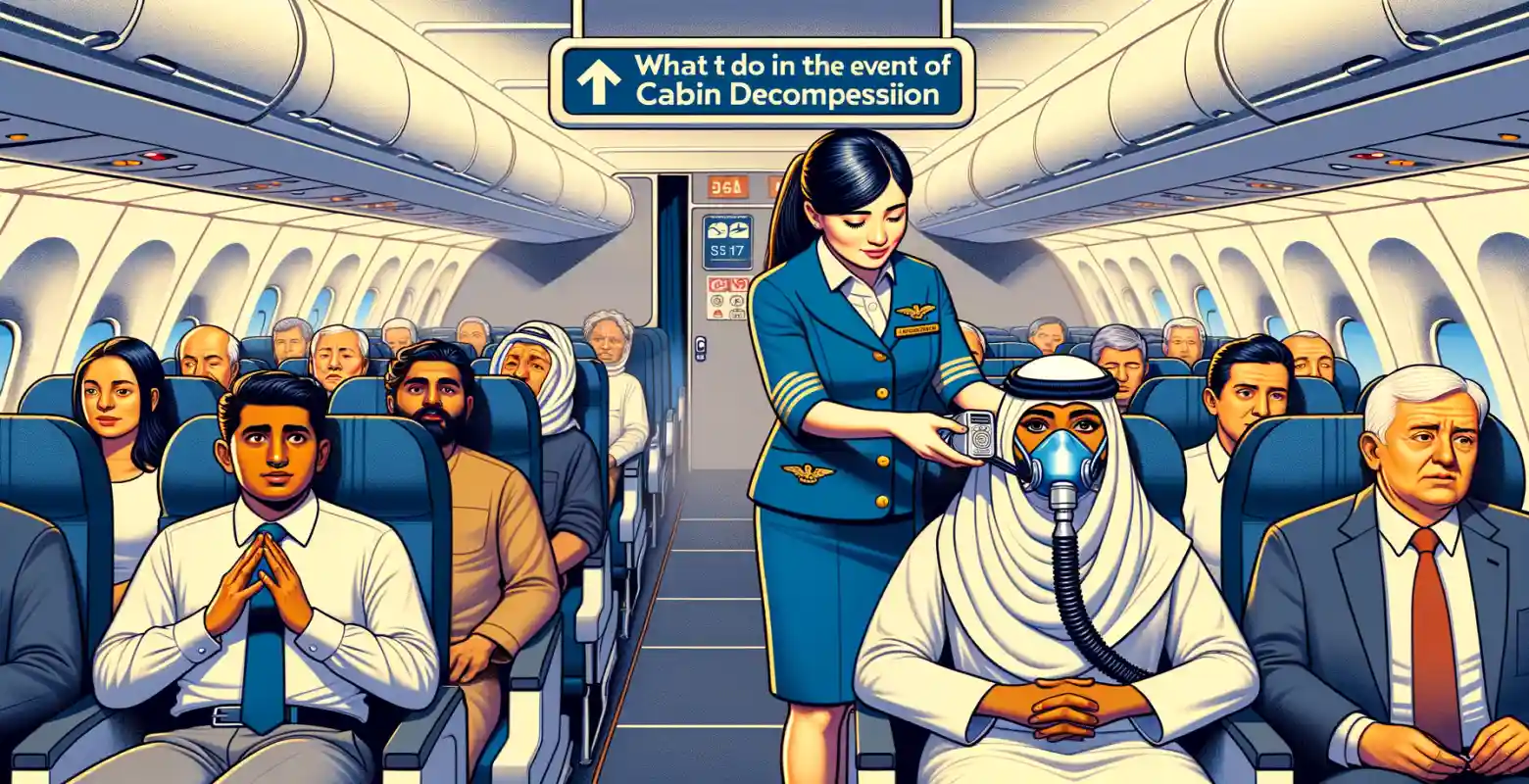 What to do in case of cabin decompression?