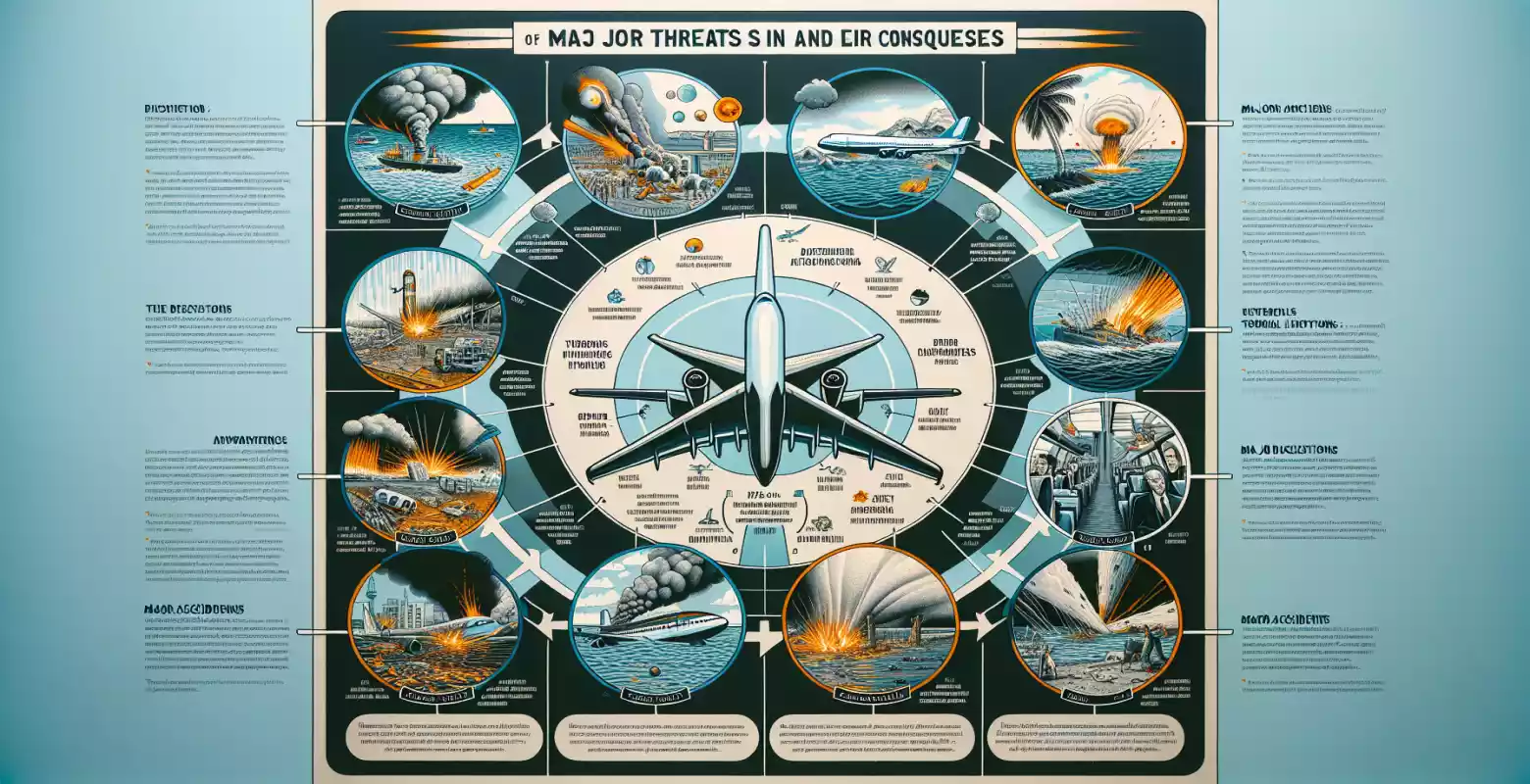 L'histoire des principales menaces dans l'aviation et leurs conséquences