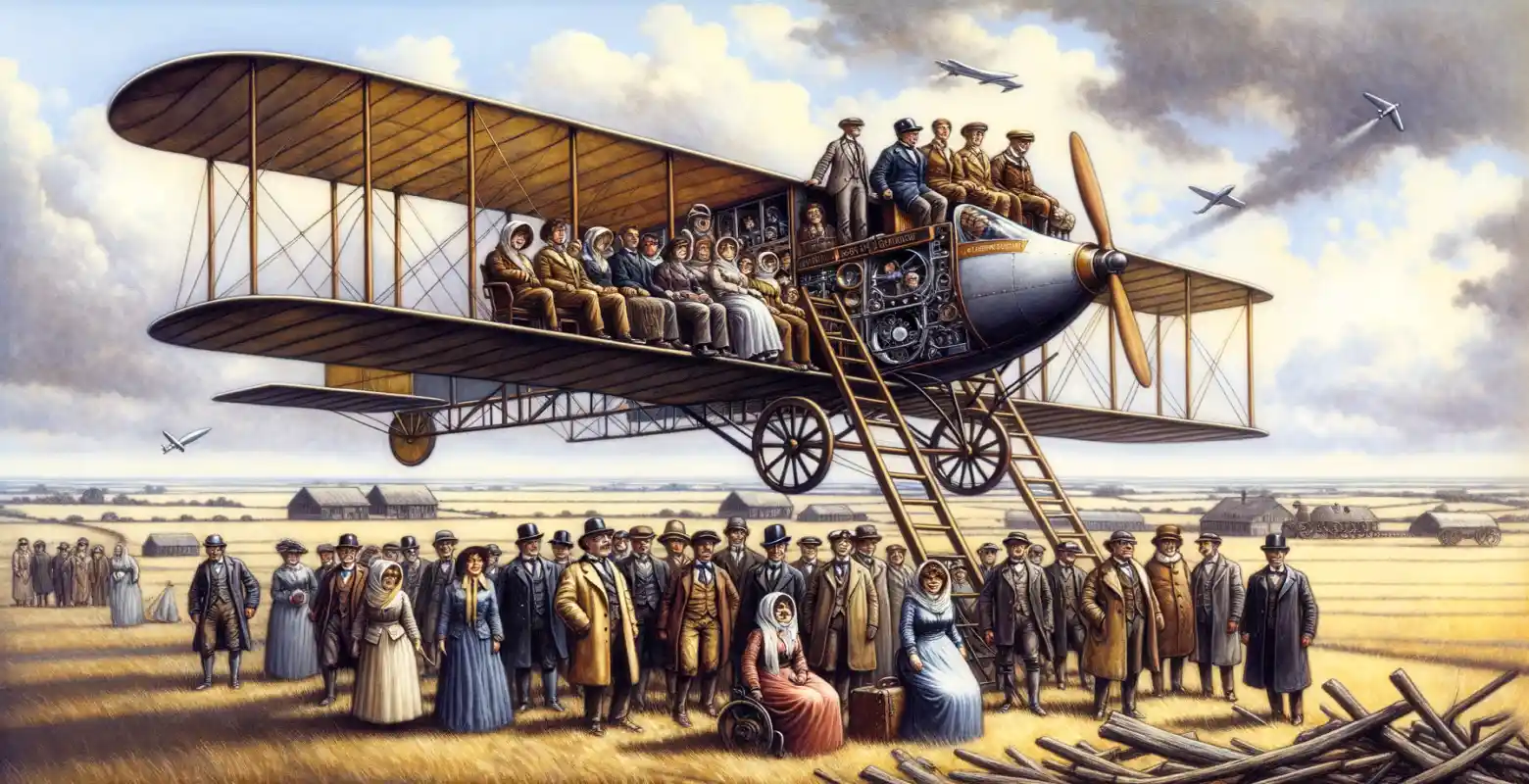 L'histoire du premier vol de passagers - comment cela a-t-il commencé ?