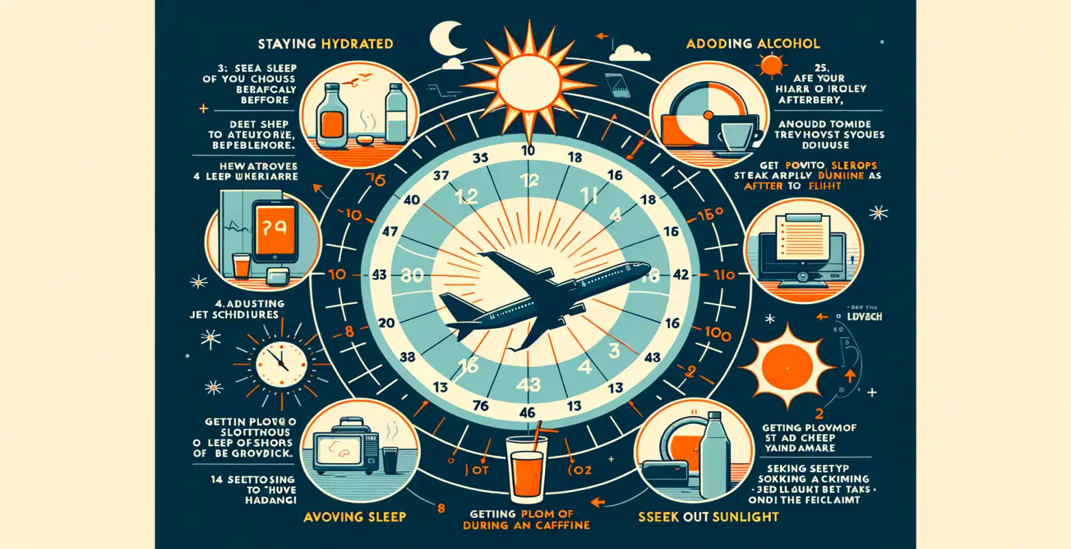 Wie überwindet man den Jetlag nach einem langen Flug?