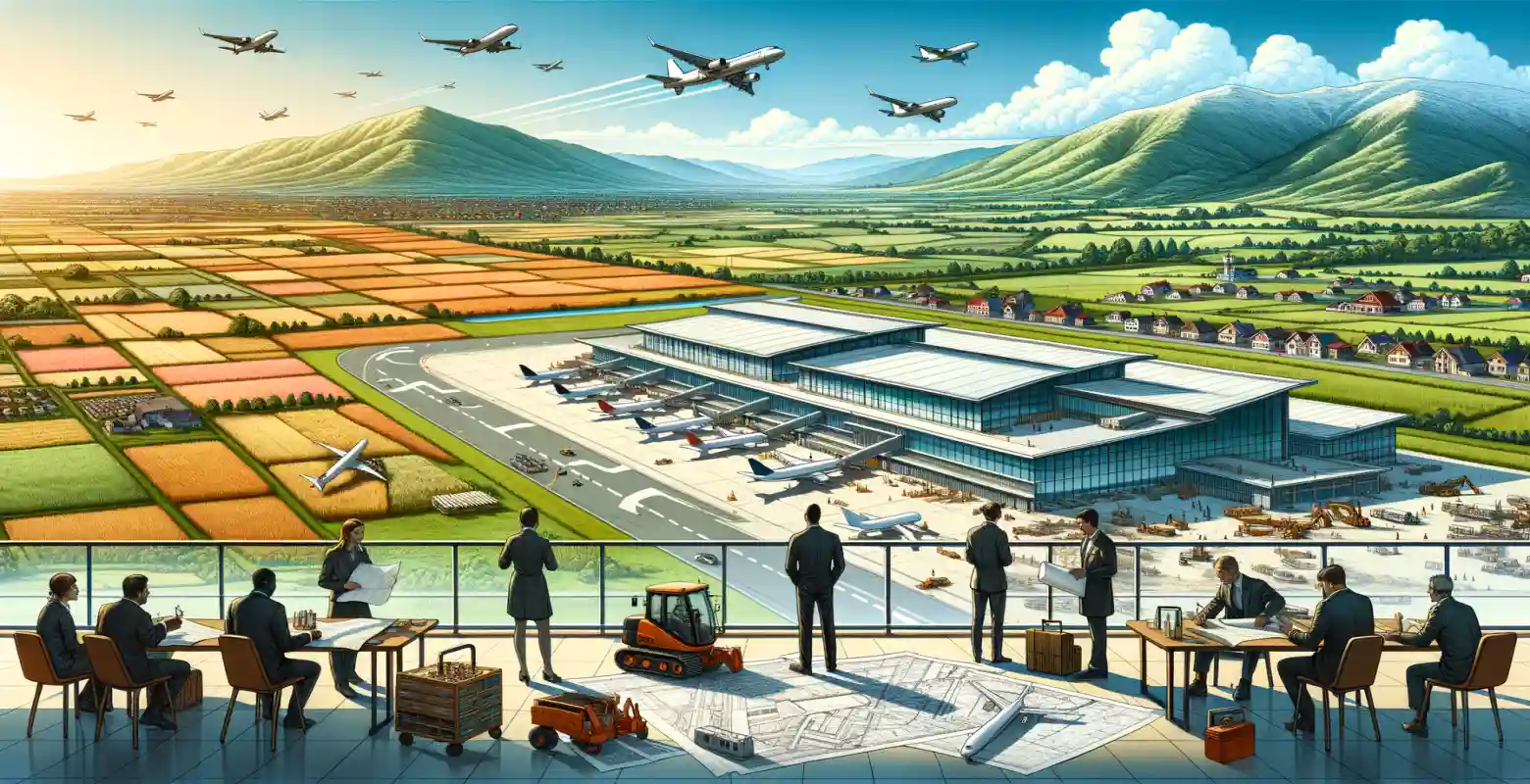 Wie entwickeln sich Flughäfen in ländlichen Regionen und kleinen Städten?