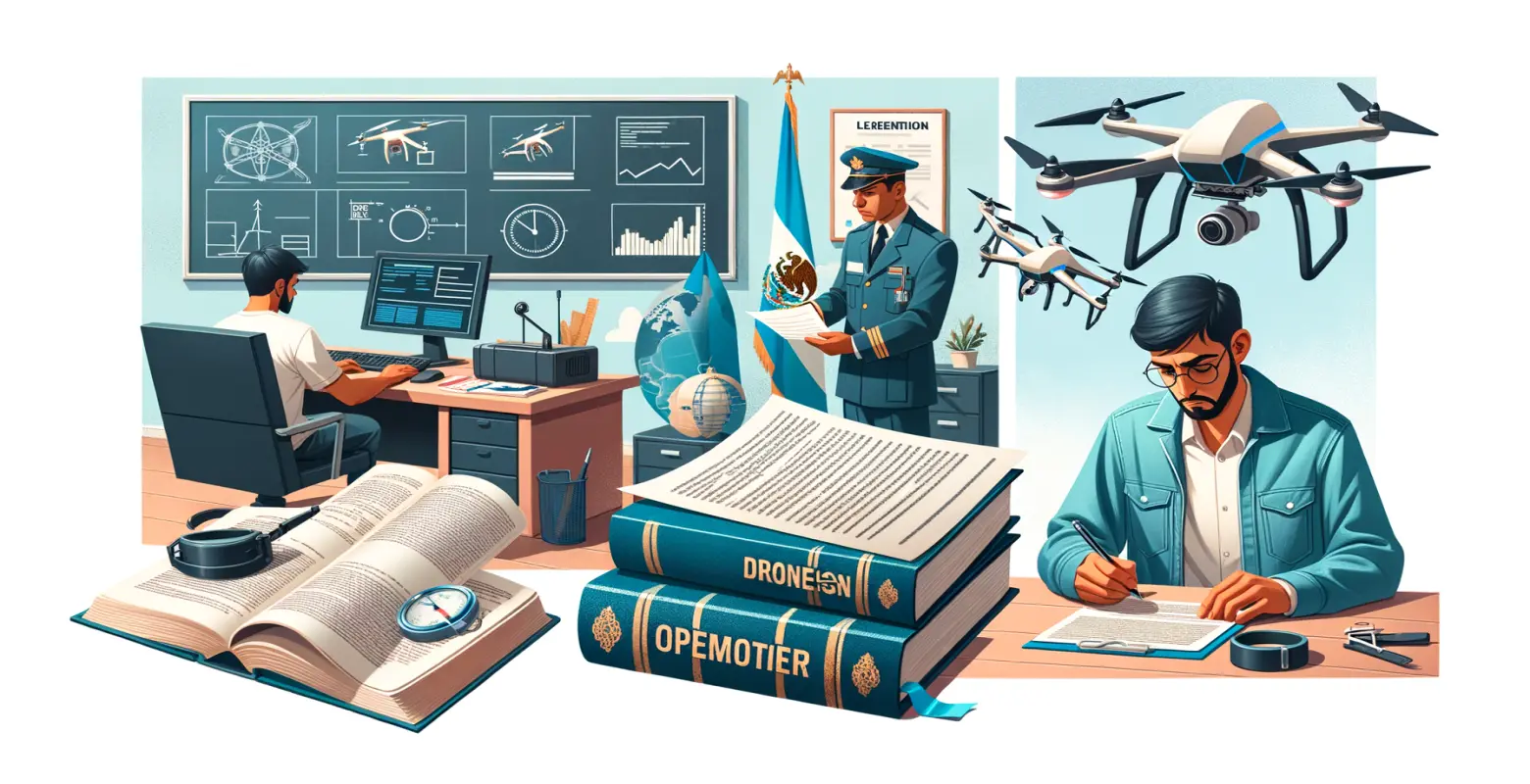 What is the process of obtaining a license for a commercial drone operator like?