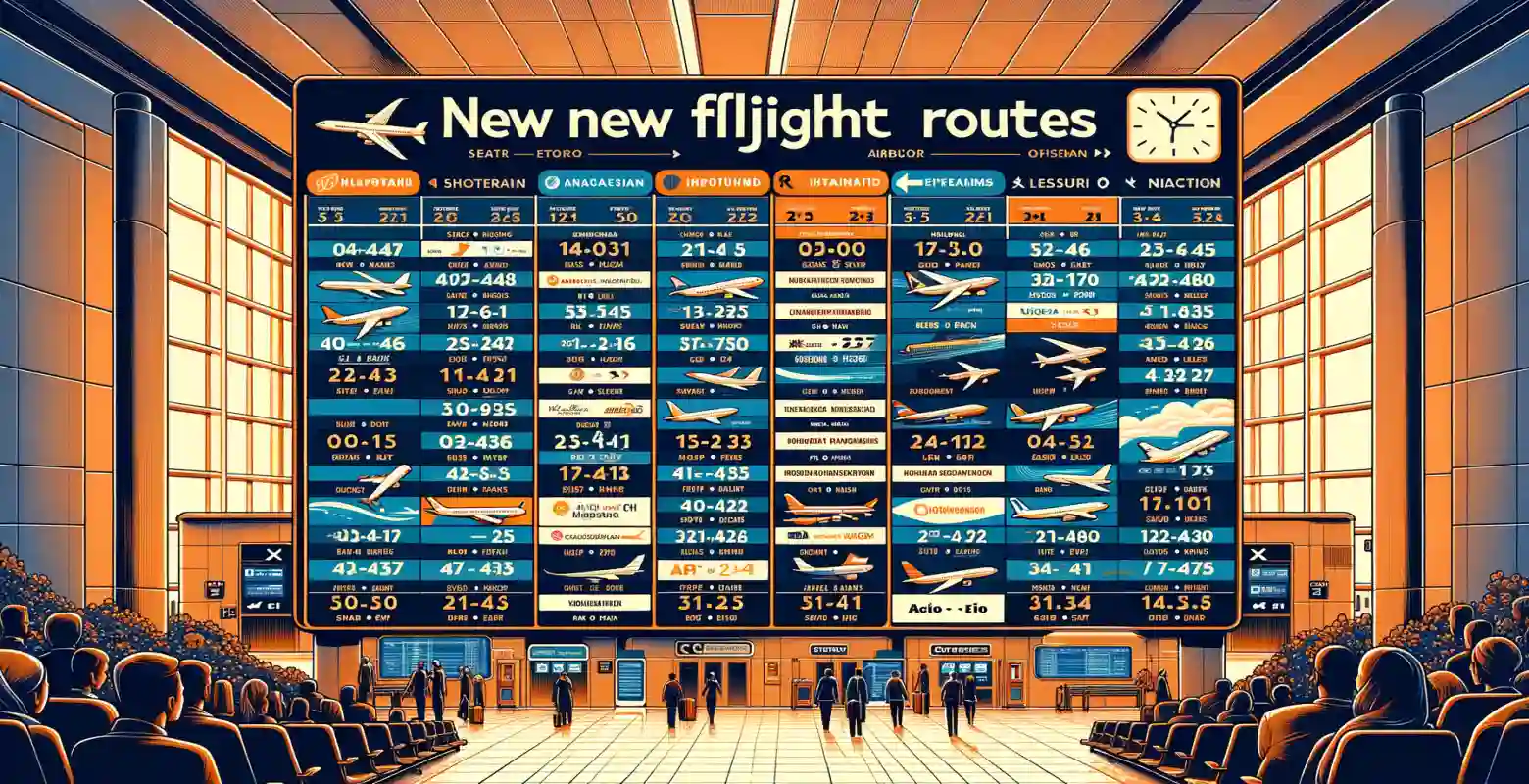 What new routes are airlines opening this season?