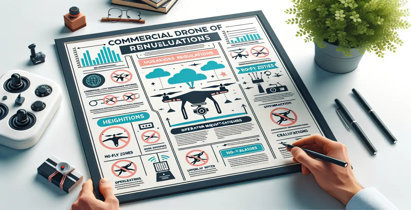 What are the latest regulations regarding commercial drone flights?