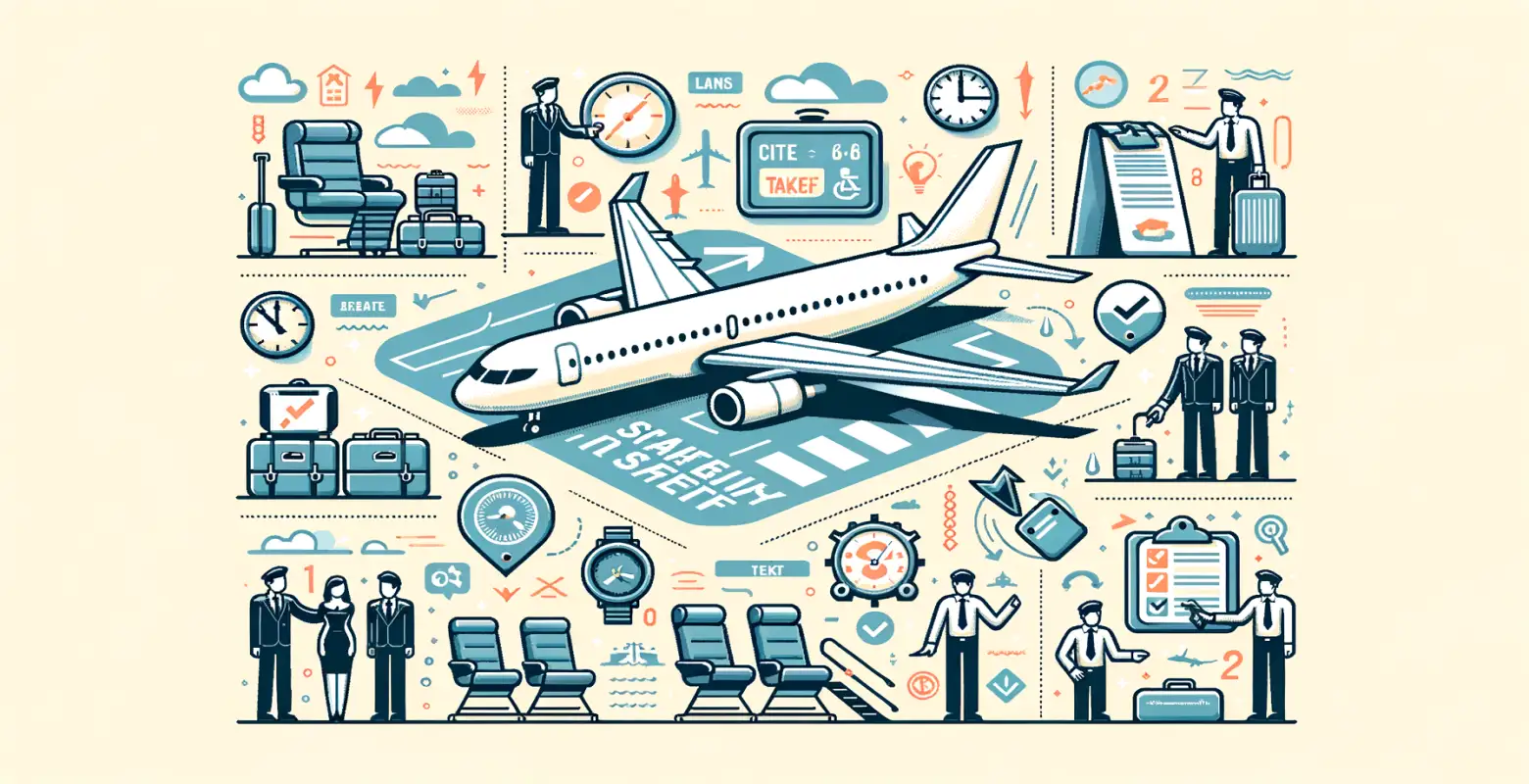 What are the most important steps before takeoff and landing to ensure safety?