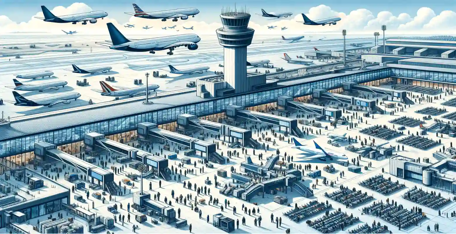 What are the biggest challenges related to managing large airports?