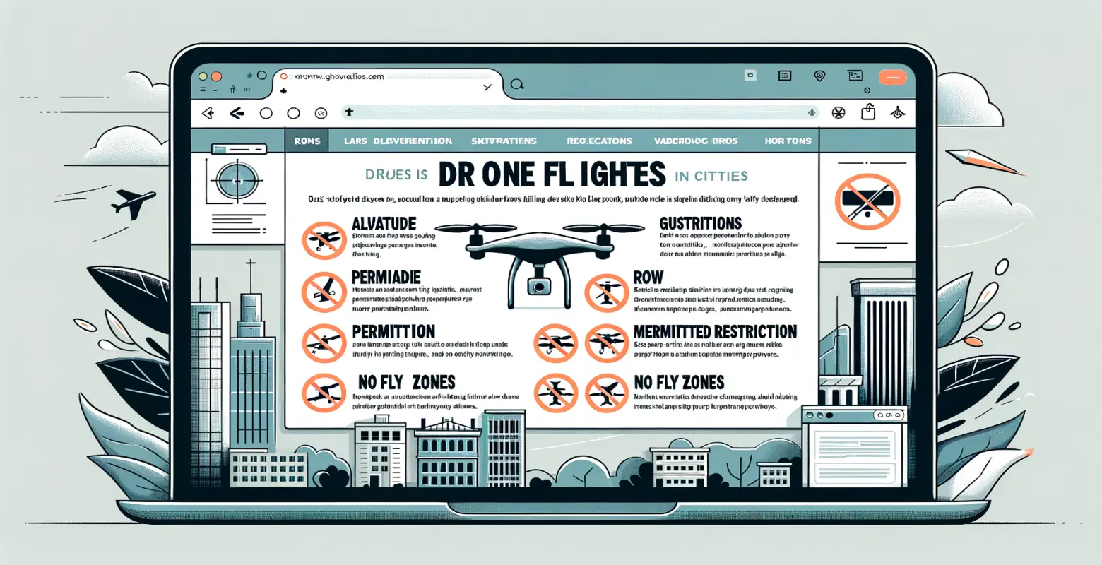 Jakie są przepisy dotyczące lotów dronami w przestrzeniach powietrznych nad miastami?