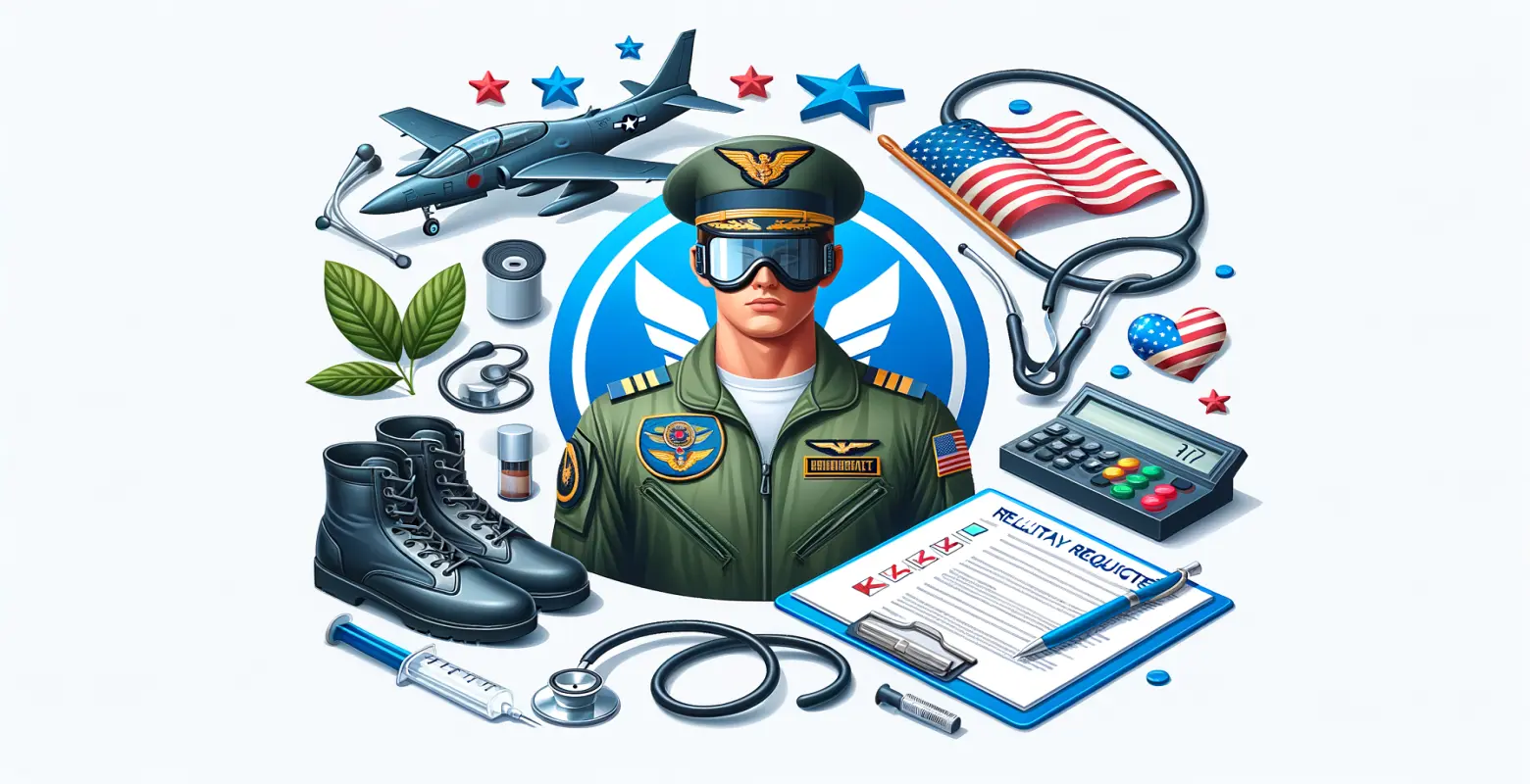 Was sind die gesundheitlichen Anforderungen für Militärpiloten?