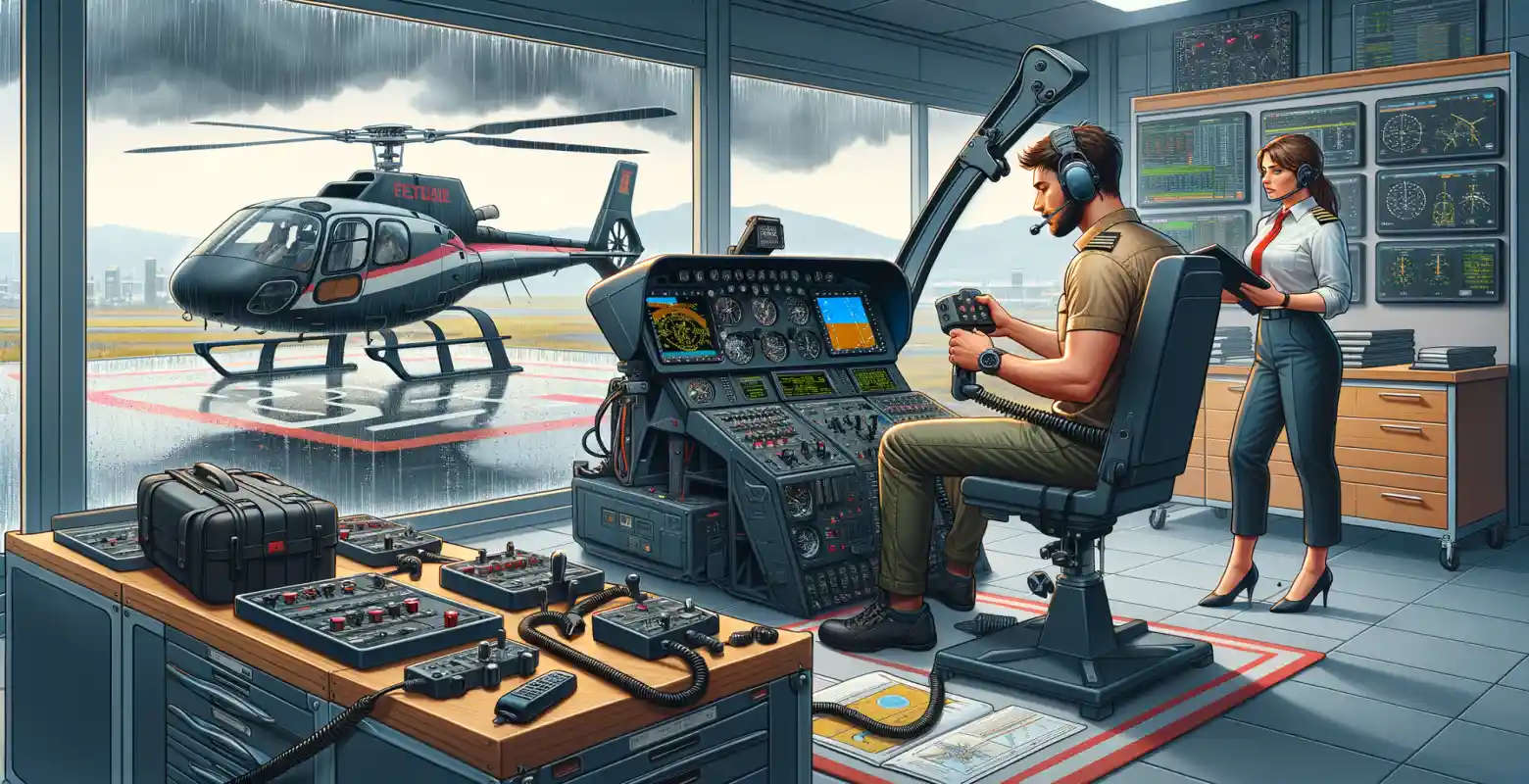What are the challenges in helicopter pilot training?