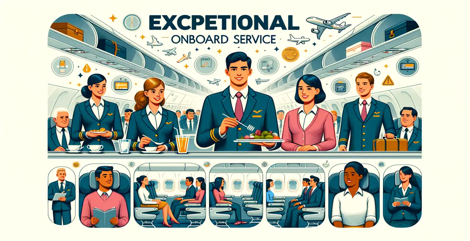 Which airlines offer the best onboard service?