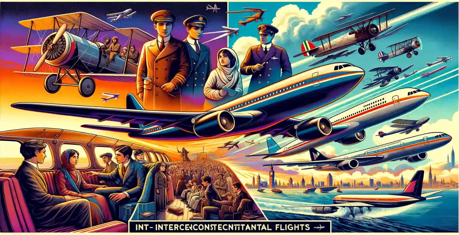 Les premiers vols intercontinentaux - l'histoire des grands défis