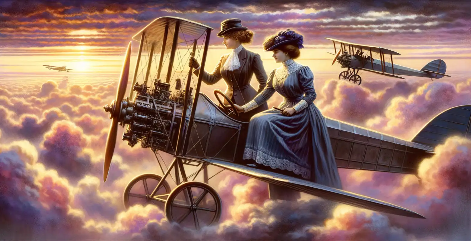 Pionnières de l'aviation - les premières femmes aux commandes des avions