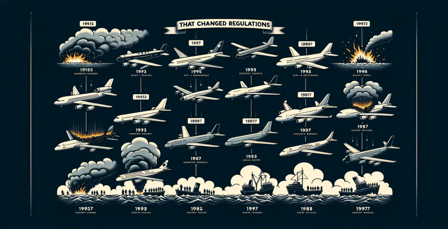 Famous air disasters that changed regulations