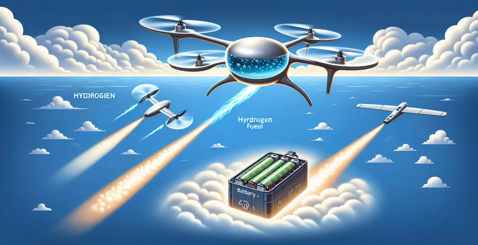 Technologies d'alimentation des drones – Hydrogène ou Électrique ?